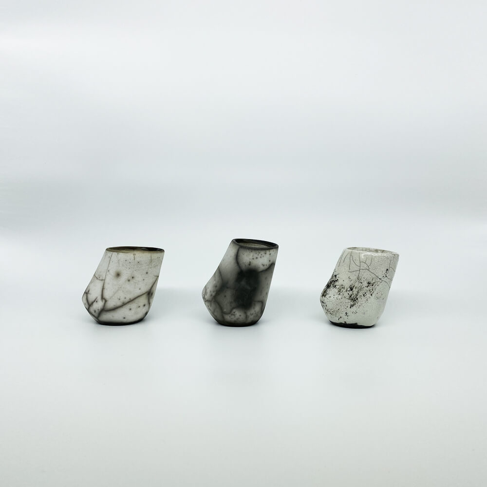 ALTERED RAKU mini vase