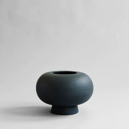 KABIN vase fat in black
